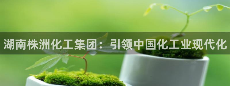 球盟会封号：湖南株洲化工集团：引领中国化工业现代化