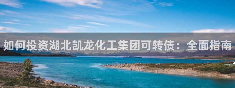 球盟会在线登录官网：如何投资湖北凯龙化工